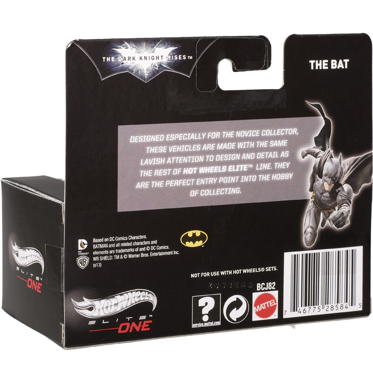 More Views - Hot Wheels Elite One 1:50 Scale The Dark Knight Rises (900x748), Png Download