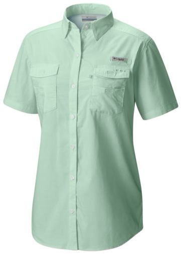 Columbia Women's Bonehead Ii Short Sleeve Shirt - Active Shirt (731x505), Png Download