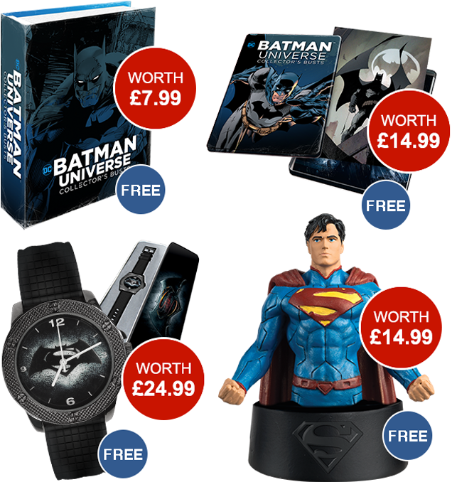 Exclusive Gifts Worth Over £60 - Dc Comics Watch Collection - Batman Vs Superman Watch (680x700), Png Download