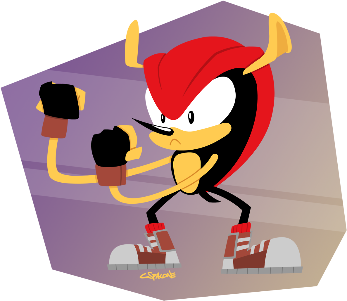 Countdown To Sonic Mania - Cartoon (1280x1123), Png Download