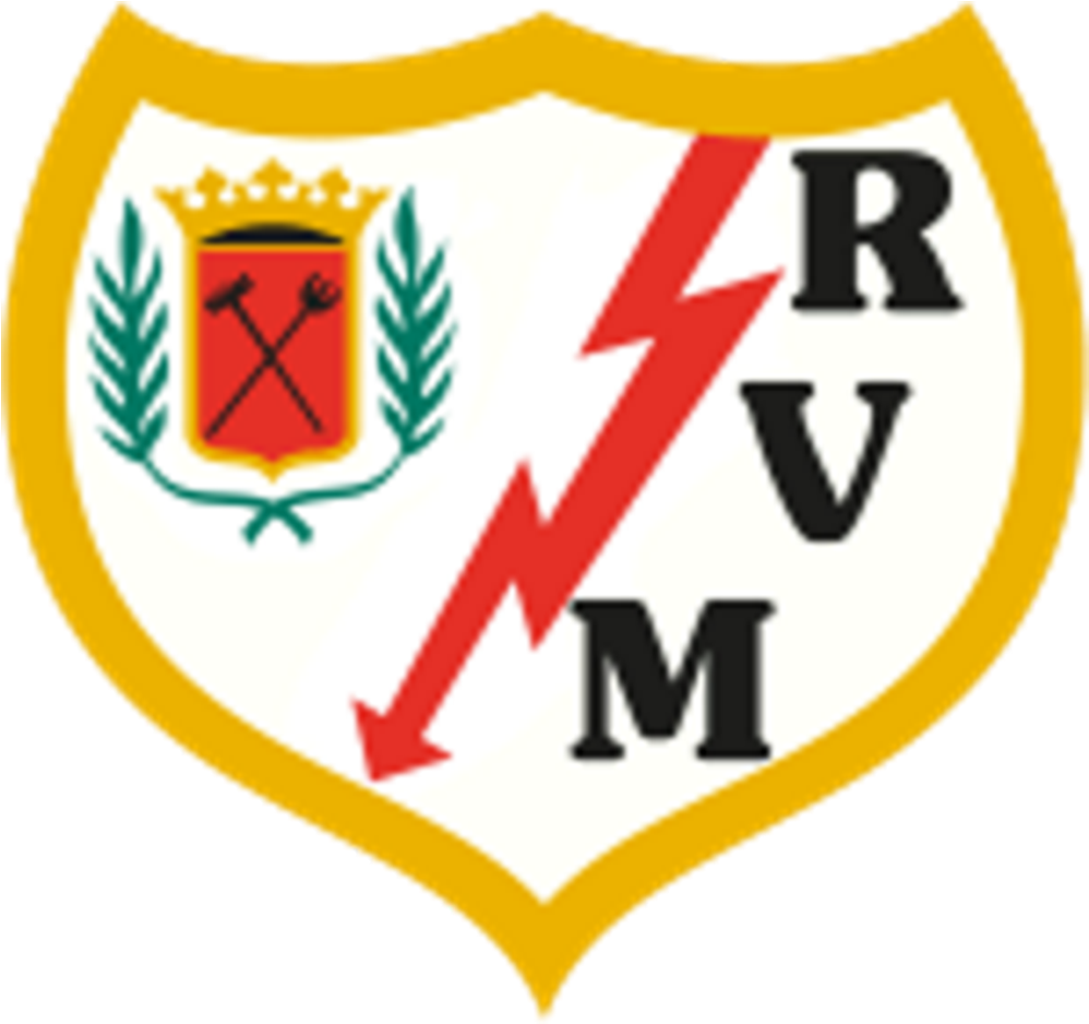 Rayo Vallecano - Rayo Vallecano Logo Png (1000x1000), Png Download