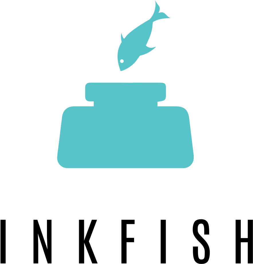 Ink Fish - Typography (1080x1080), Png Download