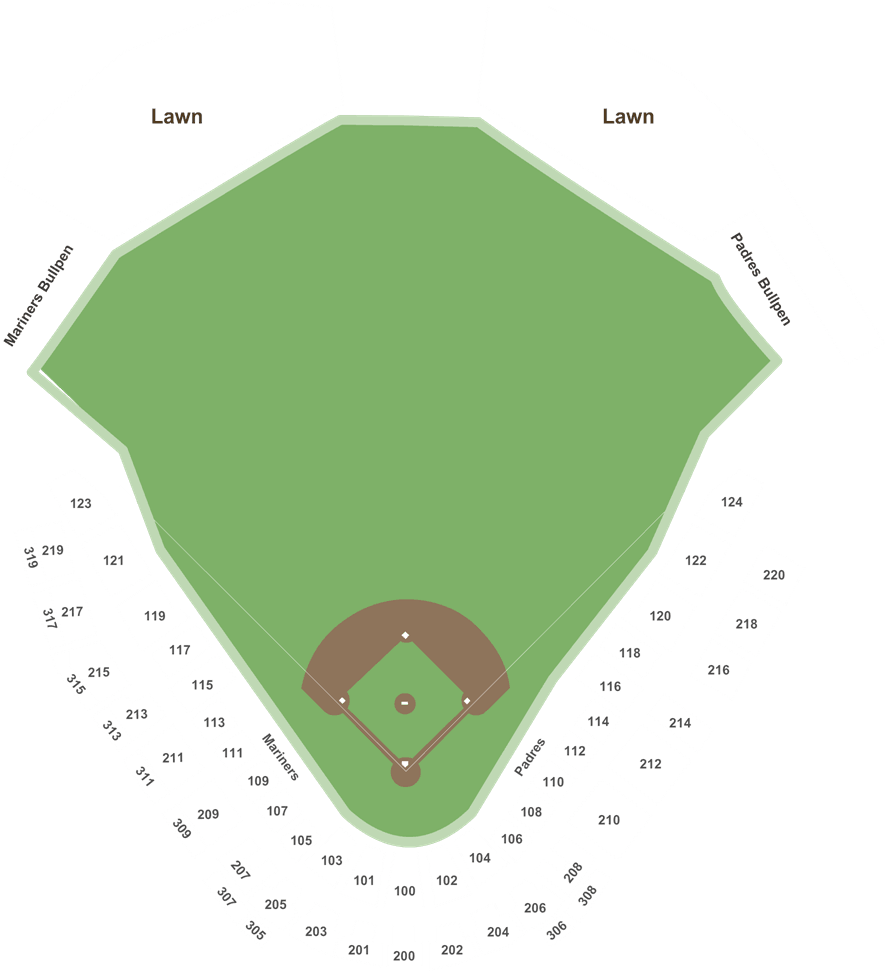 San Diego Padres Vs - Surprise Stadium (1050x1050), Png Download