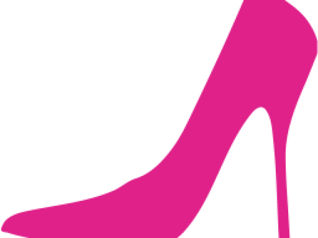 Heels Clipart Barbie Shoe - Barbie Shoe Clipart (640x480), Png Download