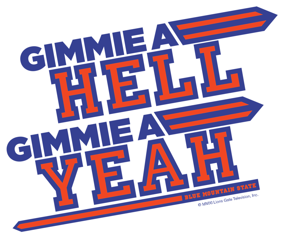 Blue Mountain State Gimme Hell Yeah Mug (1024x811), Png Download