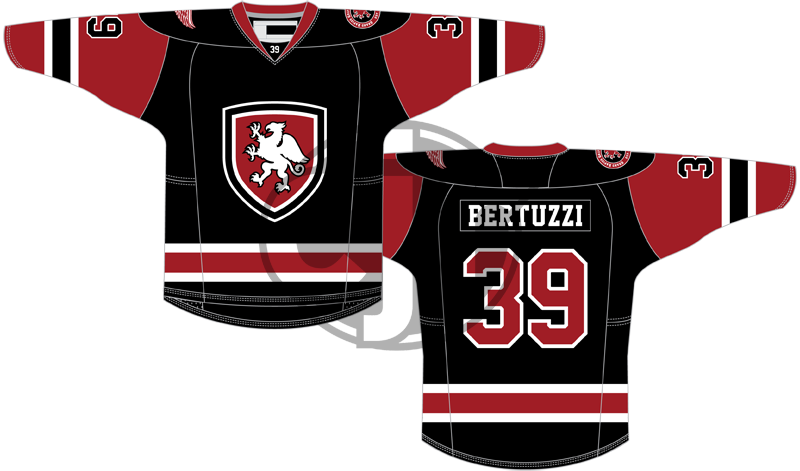 My Submission For The Griffins' 2016 Jersey Design - Ottawa 67s Black Jersey (800x471), Png Download