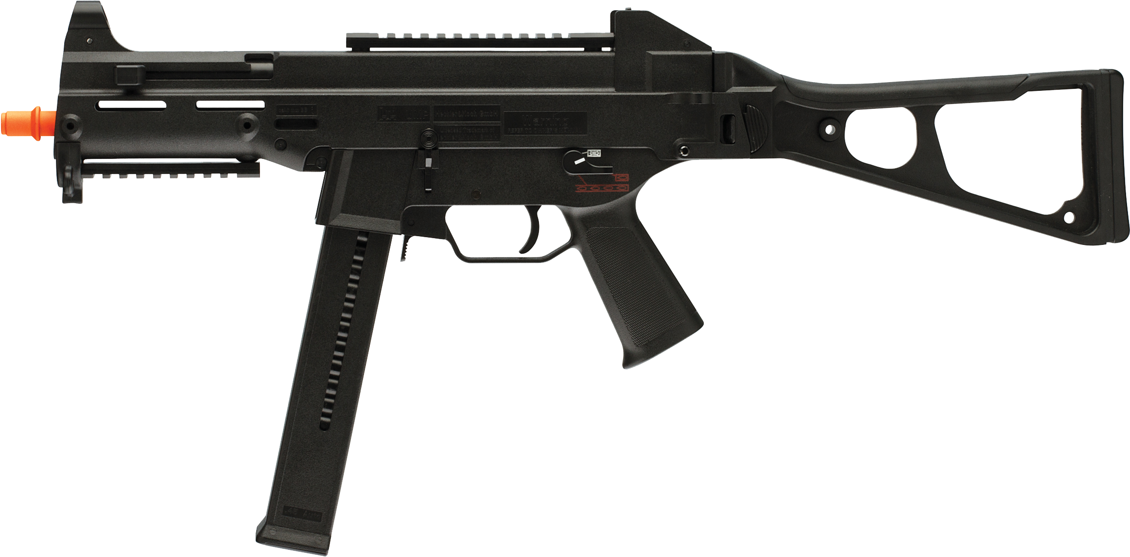 Hk Ump Competition Black - Airsoft Ump 45 (2400x1207), Png Download