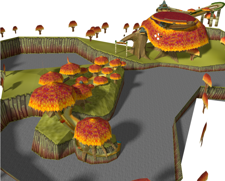 3ds Mario Kart 7 Wii Maple Treeway The Models Resource - Mario Kart Wii Maple Treeway (750x650), Png Download