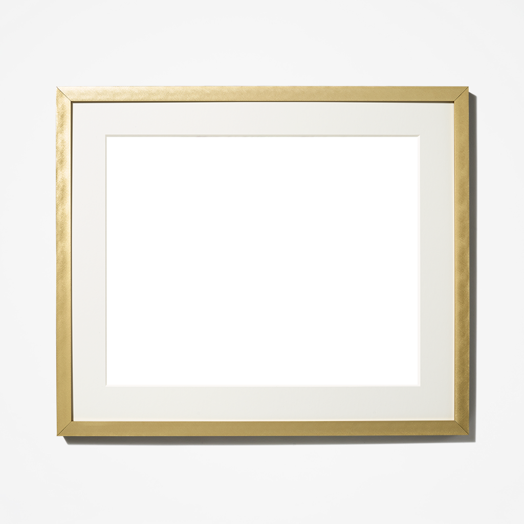 Back To Frame View - Gold (1024x1024), Png Download