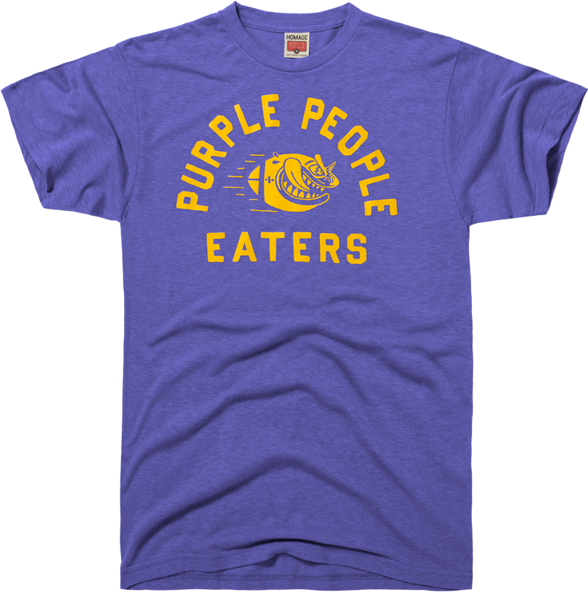 #nfl Homage Minnesota #vikings Purple People Eaters - Purple People Eaters T Shirt (900x900), Png Download