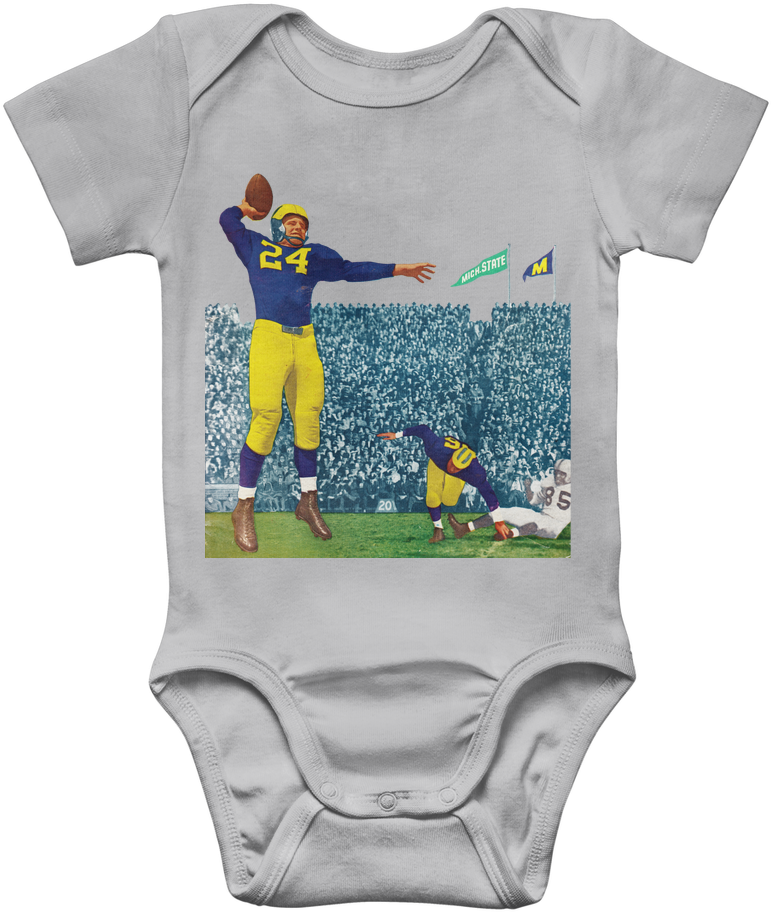 Load Image Into Gallery Viewer, 1951 Michigan Wolverine - Infant Bodysuit (1024x1024), Png Download