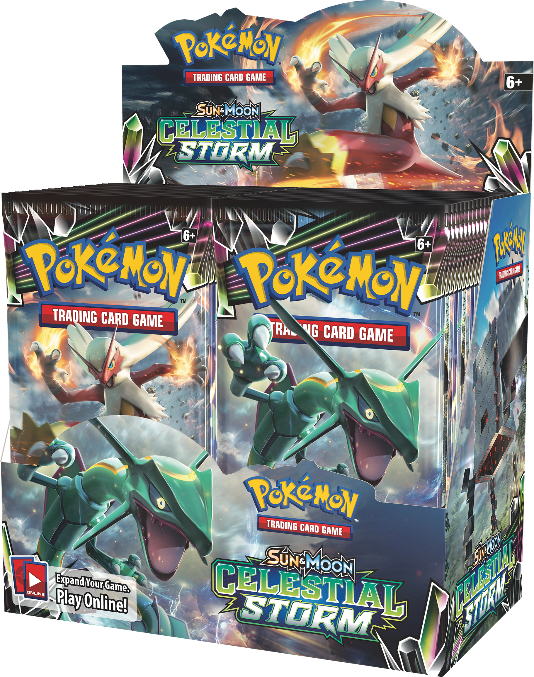 Pokemon Sun & Moon - Celestial Storm Booster Box (1822x2310), Png Download