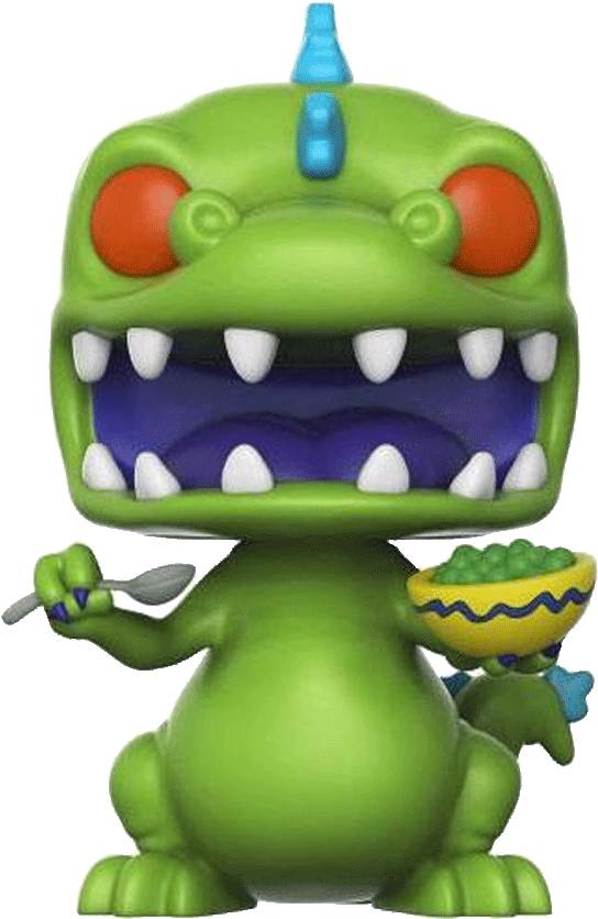 Rugrats Pop Animation Vinyl Figure Reptar Cereal Box - Funko Pop Reptar (990x990), Png Download
