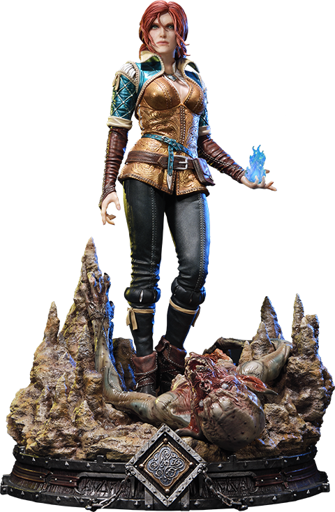 22" The Witcher - Witcher 3 Triss Figure (480x733), Png Download