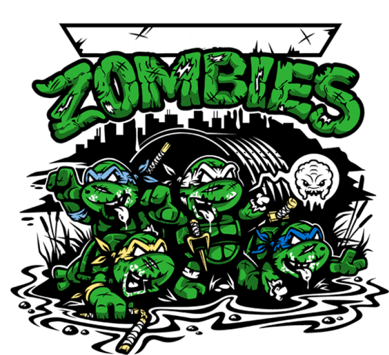 Teenage Mutant Ninja Turtles (800x724), Png Download