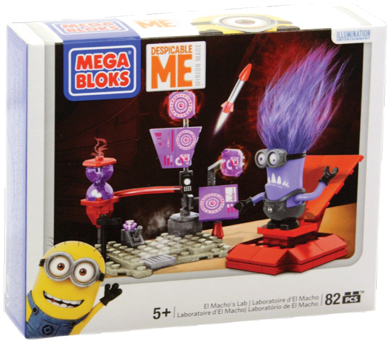 Mega Bloks Despicable Me Minion Lab Playset - Lego Minions Mega Bloks (1677x1217), Png Download