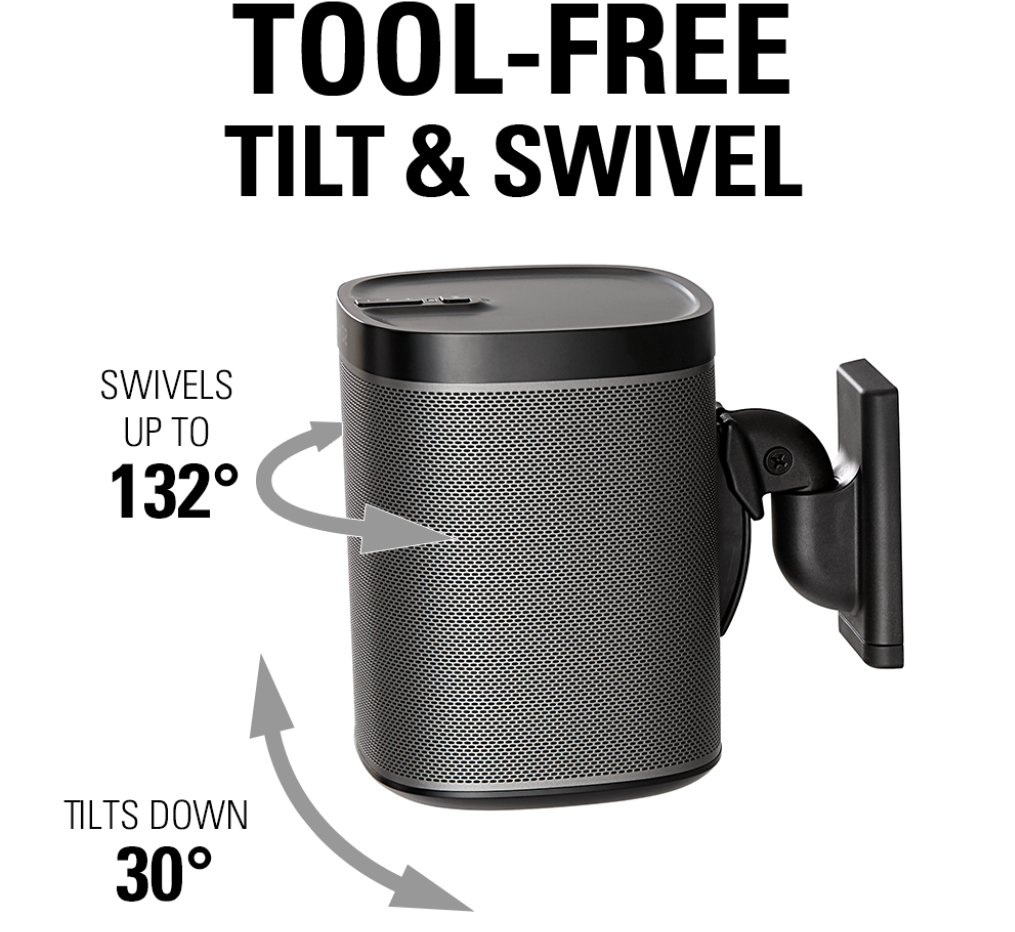 Adjustable Wall Mount Fitting Sonos One, Play (1024x1024), Png Download