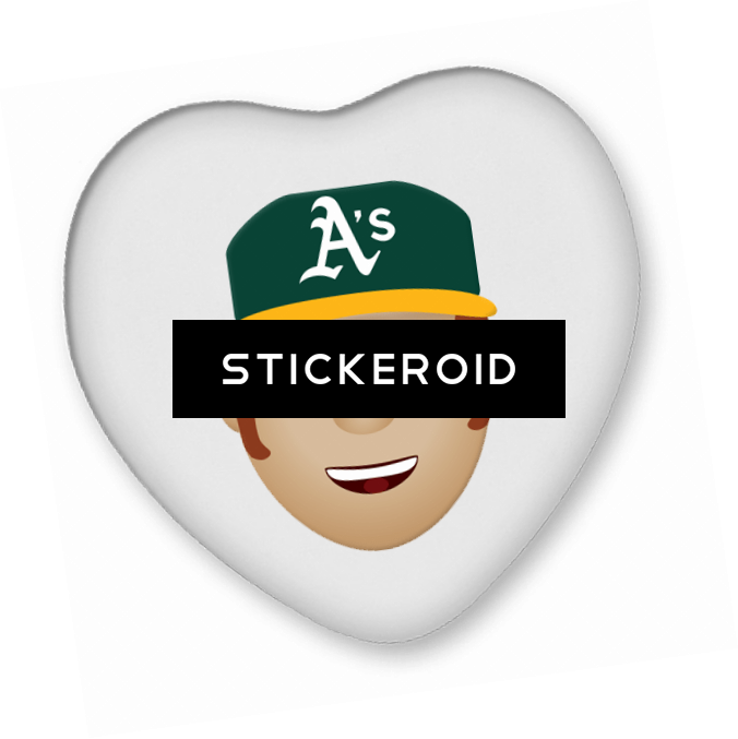 Oakland Athletics Icon - Label (676x677), Png Download