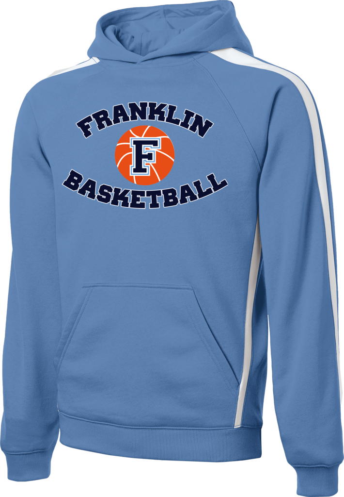 Franklin Basketball Logo Printed Stripe Pullover Hooded - Adlai E. Stevenson High School (710x1024), Png Download