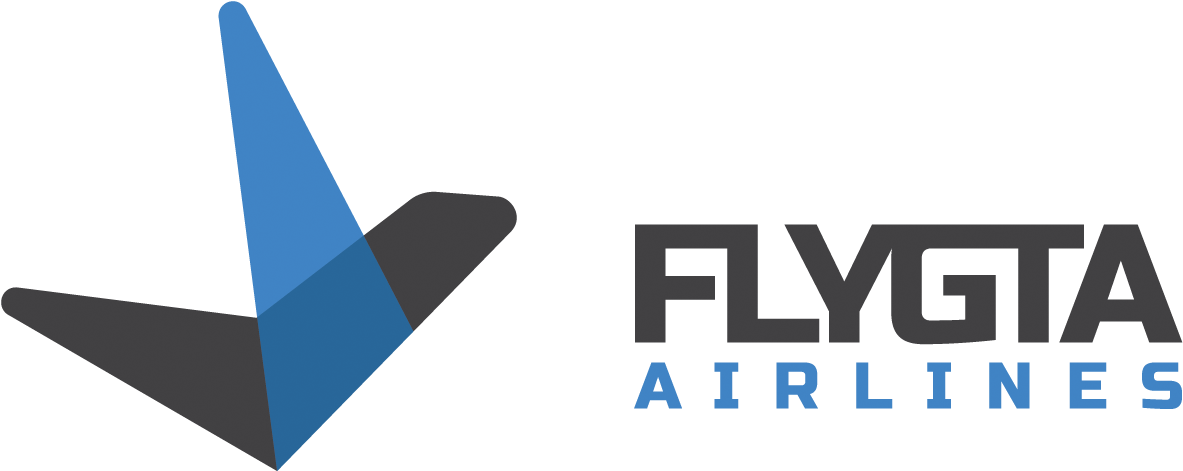 Flygta Logo - Flygta Airlines (1296x504), Png Download