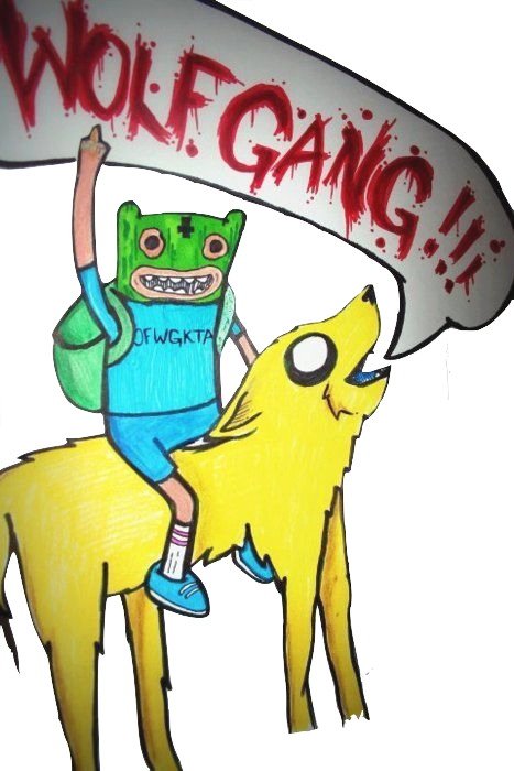 Adventure Time Wolf Gang (467x700), Png Download