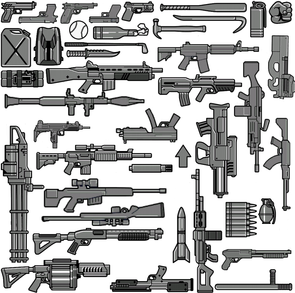 Gta Iv And Eflc Weapon Icons - Gta 5 Weapon Icons (1024x1024), Png Download