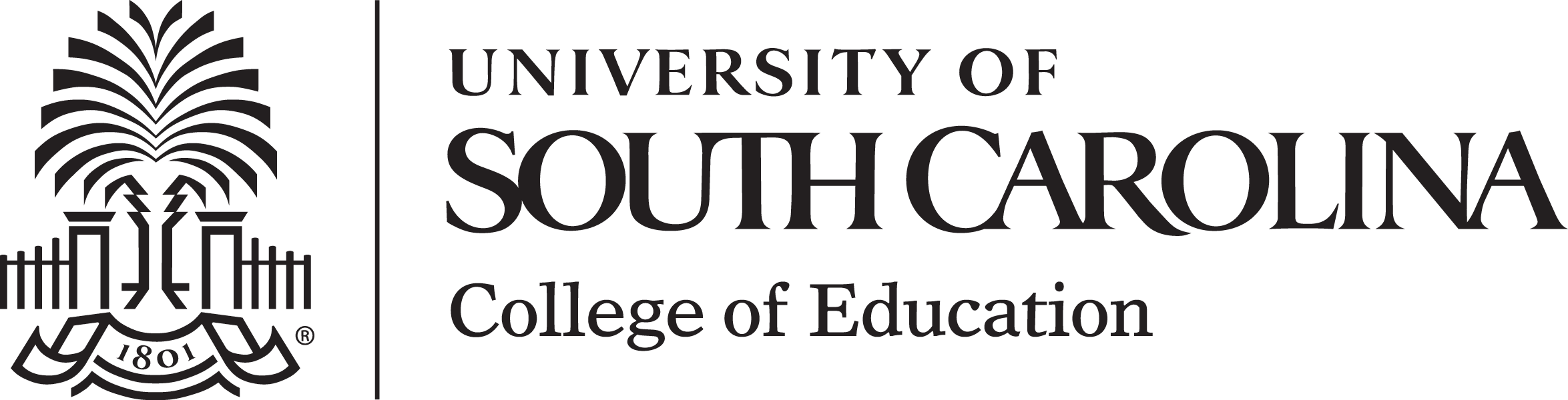 Linear Logo - University Of South Carolina Darla Moore School (2349x600), Png Download