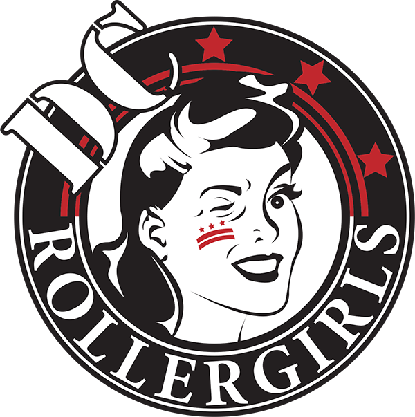 Dcrg-logo - Dc Rollergirls Logo (600x603), Png Download