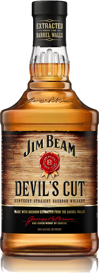 Jim Beam Devils Cut Kentucky Straight Bourbon Whiskey - Jim Beam Devils Cut Whiskey (388x1024), Png Download