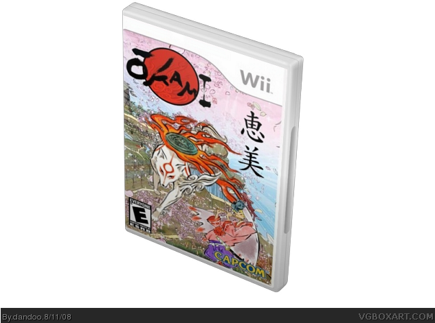 Comments Okami Box Cover Comments - Wii (632x496), Png Download