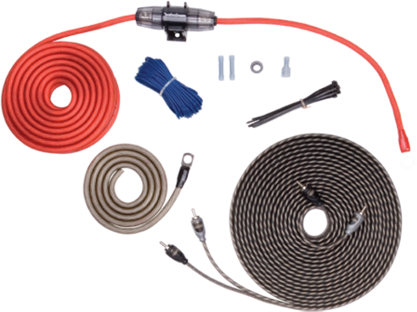 Rockford Fosgate Roc-rfk8i - Rockford Fosgate 8 Awg Amplifier Install Kit (960x839), Png Download