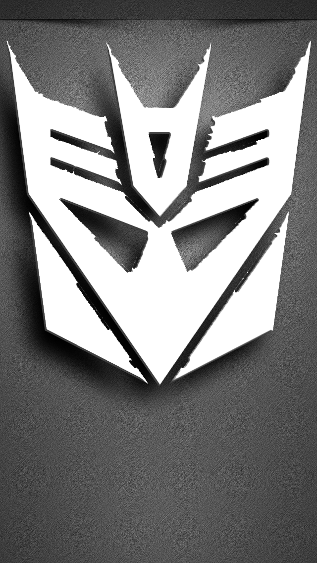 0 For Iph4 &amp - Transformers Decepticon Logo Shirt (640x1136), Png Download
