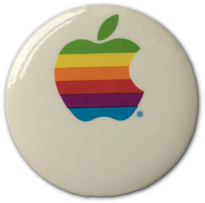 Large Vintage Logo Button (690x690), Png Download