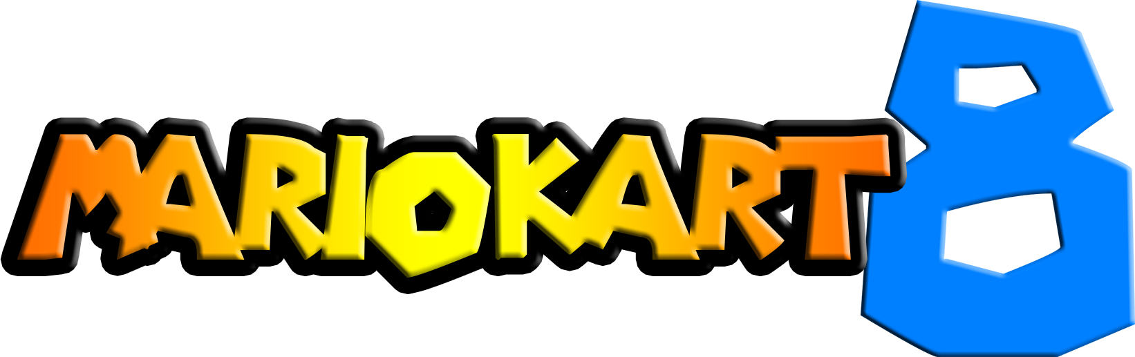 Mario Kart 8 Logo (1642x517), Png Download