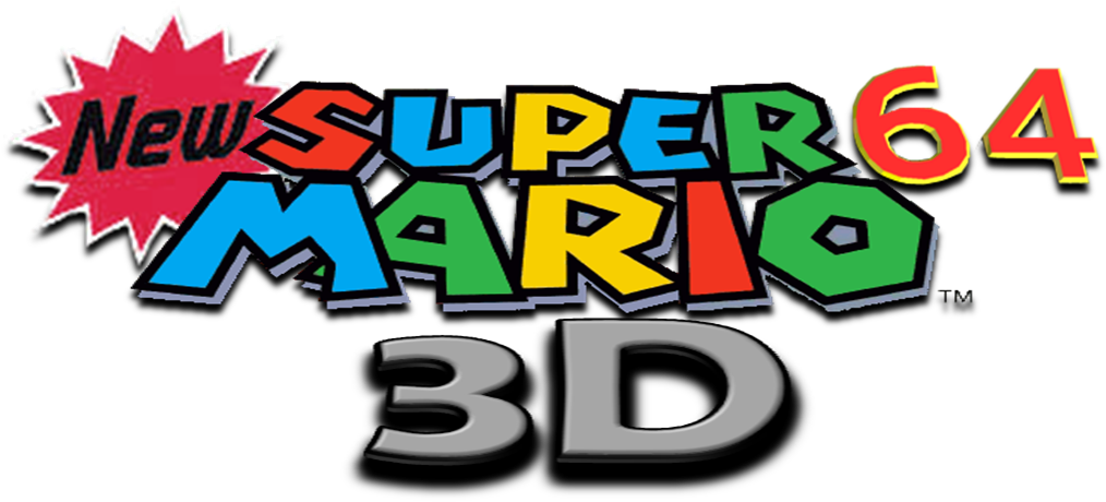 Nsm643d Logo - Super Mario Bros Mario 23 Plush (1024x514), Png Download