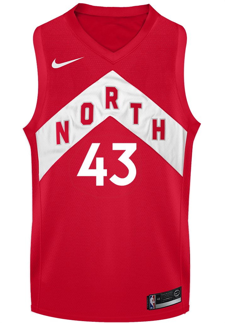 Toronto Raptors Nike Men's Swingman 2018 Earned Jersey - Toronto Raptors (746x1049), Png Download