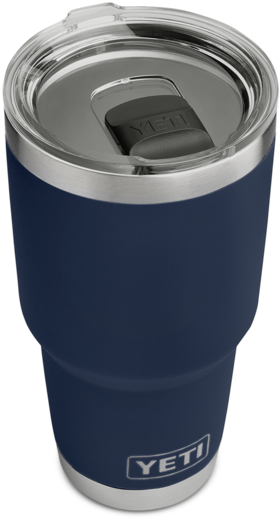Rambler 30oz Tumbler W/mag Slider Lid Navy Cooler Yeti - Navy Blue Yeti Tumbler (600x600), Png Download
