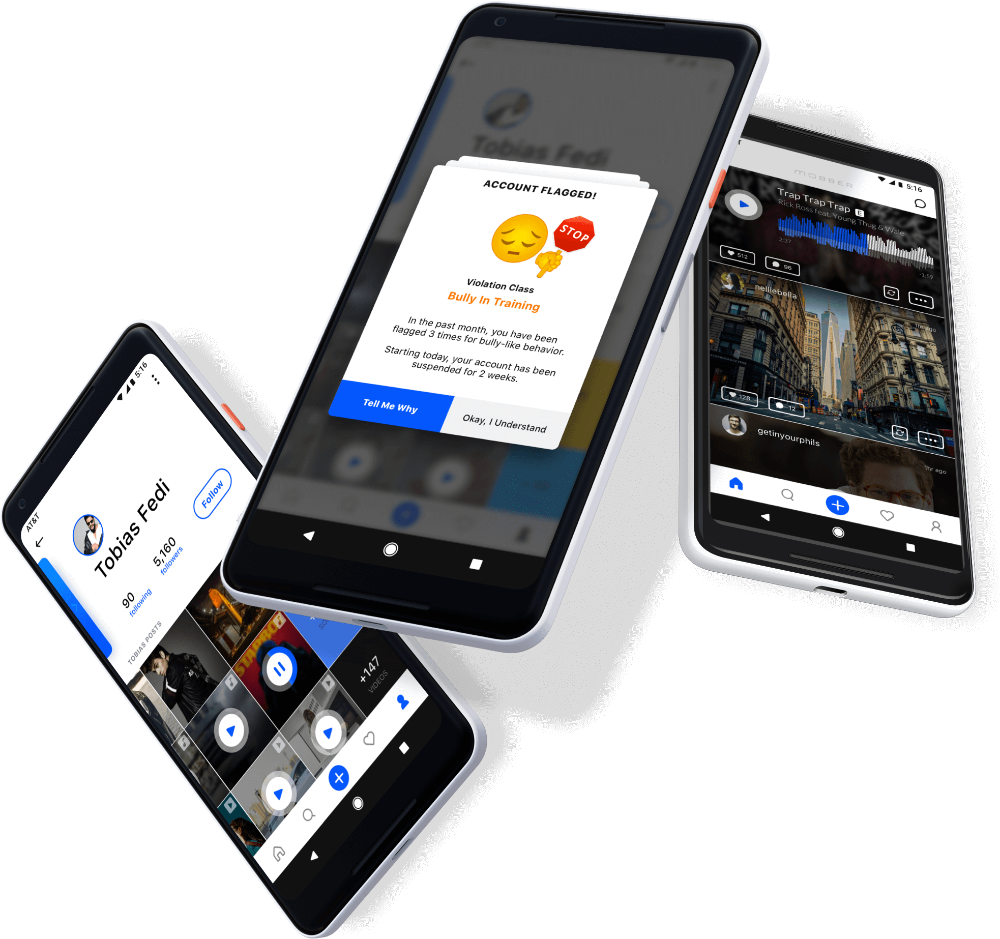 Mockups Of Mobber App On The Pixel 2 Xl By André Givenchy - Pixel 2 (2070x1900), Png Download