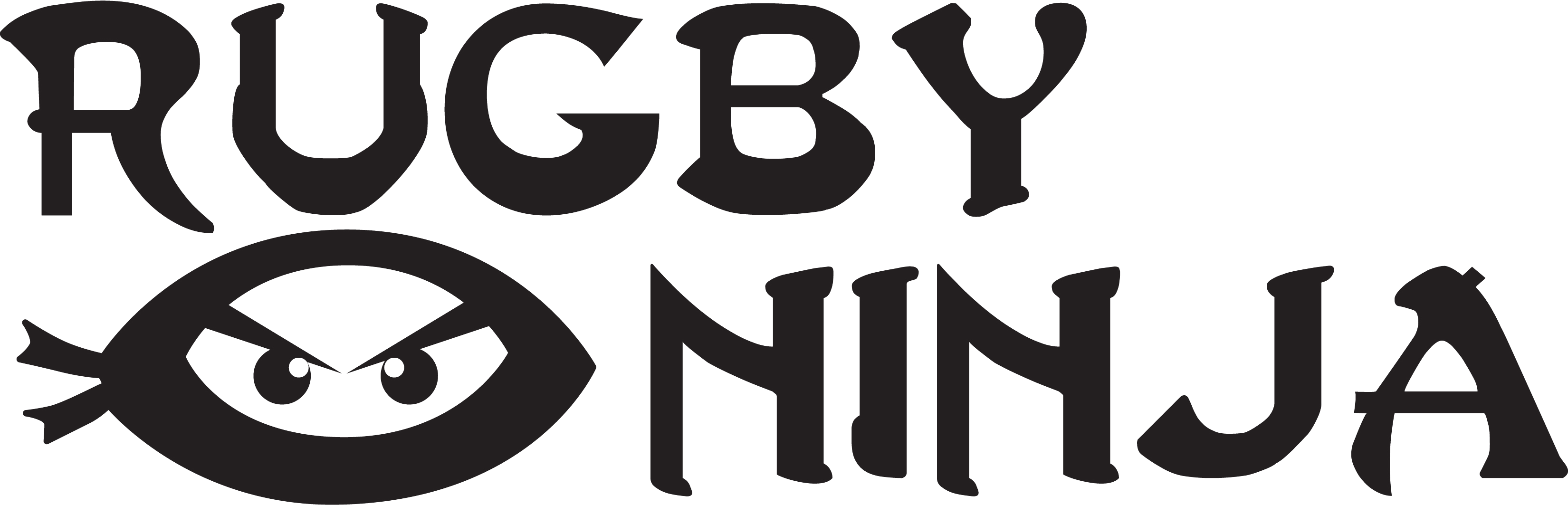 Rugby Ninja (3300x1063), Png Download