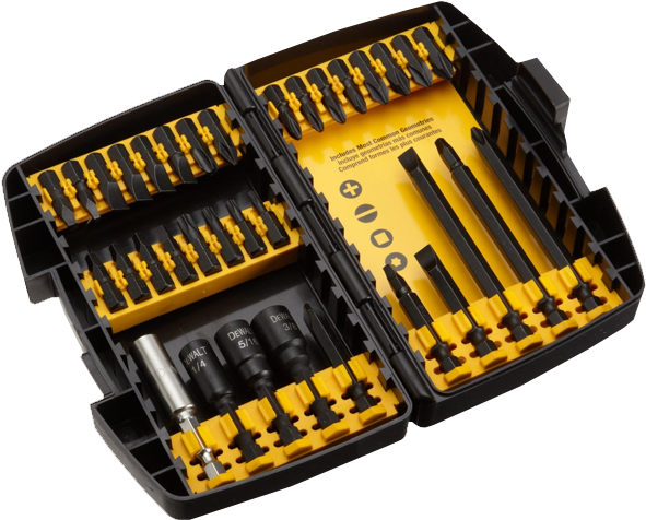 Dewalt Dw2153 Impact Ready Accessory Set - Dewalt Drill Accessory Set (600x600), Png Download