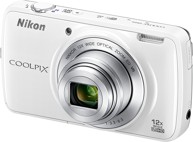 Nikon Coolpix S810c With Android Continues Connectivity - Nikon Coolpix S810c Digital Camera (white) (800x589), Png Download