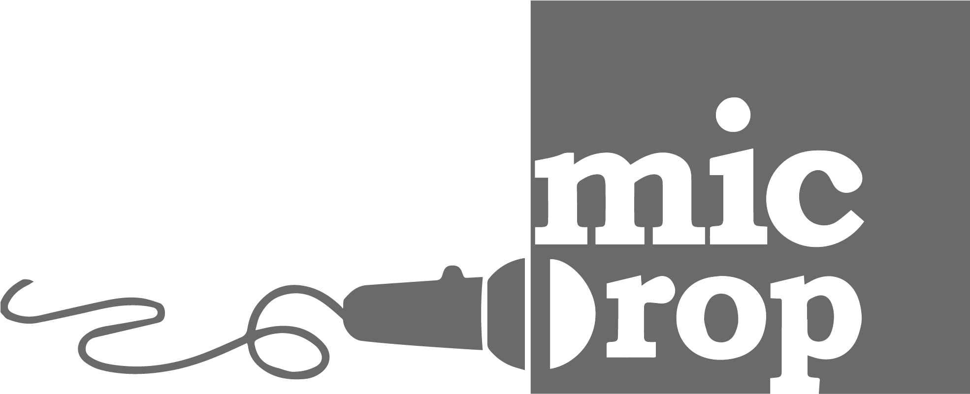 Mic Drop Communications (1969x842), Png Download