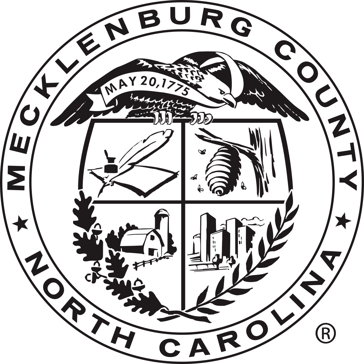 Mecklenburg County Logo (1200x1200), Png Download