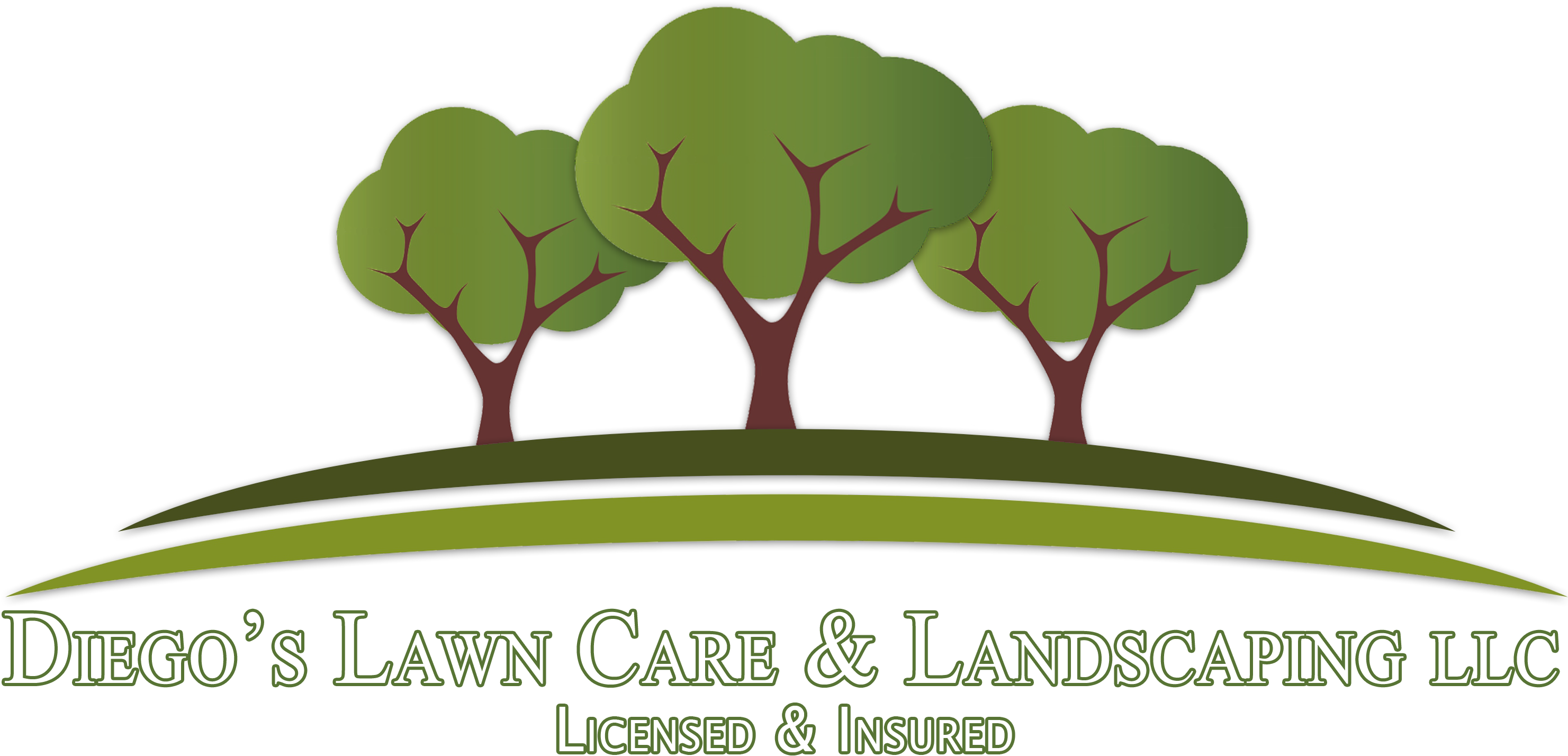 Diego's Lawn Care & Landscaping - Garden (2972x1572), Png Download