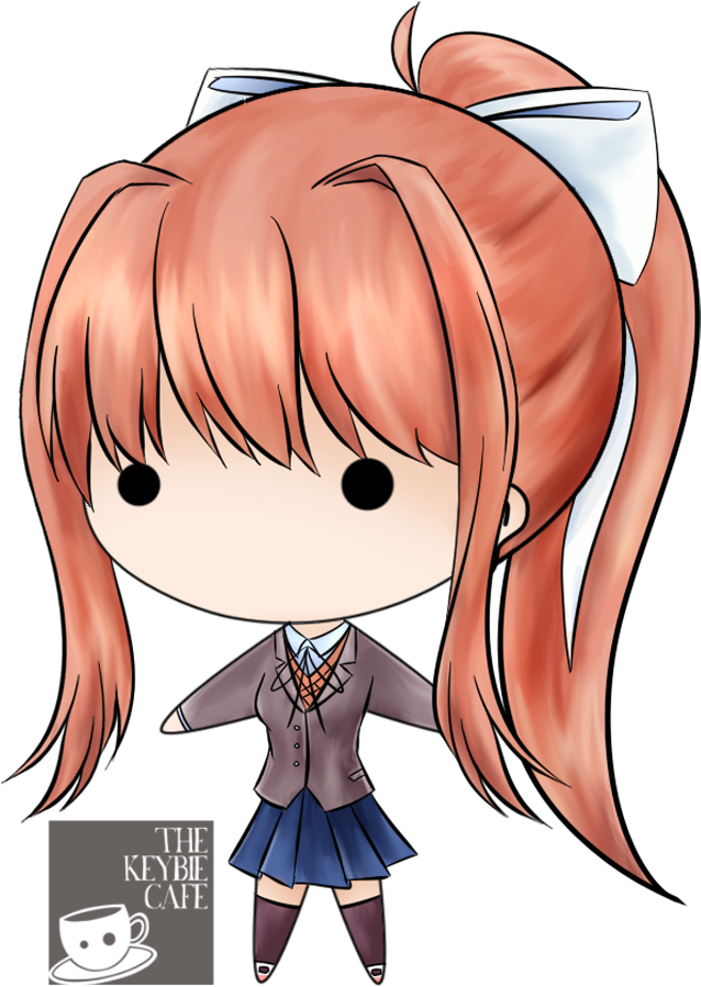 Doki Doki Literature Club Keybies - Doki Doki Literature Club! (1000x1000), Png Download