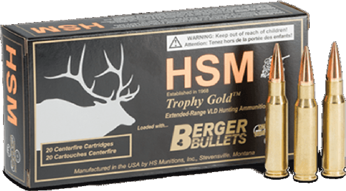 Hs Munitions, Inc - 6.5 Creedmoor Hsm Ammo (1200x667), Png Download