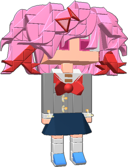 She Is From Ddlc She Is A Tsundere But Loves To Make - Illustration (768x768), Png Download