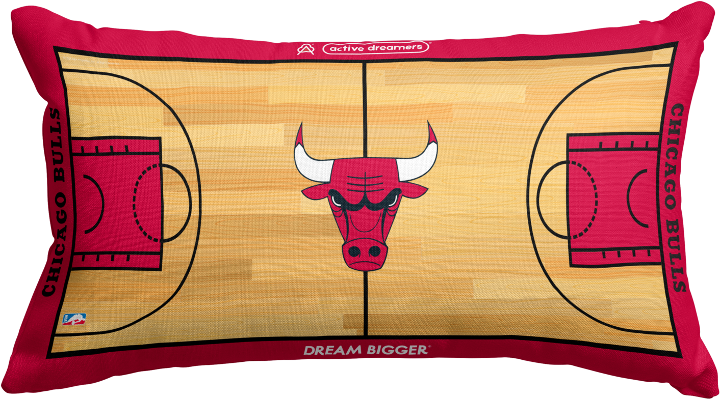 Chicago Bulls Lumbar Pillow - Chicago Bulls (600x600), Png Download
