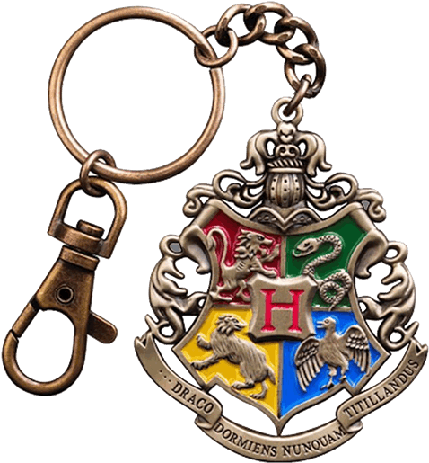 1 Of - Harry Potter: The Harry Potter Hogwarts Crest Key Chain, (600x600), Png Download