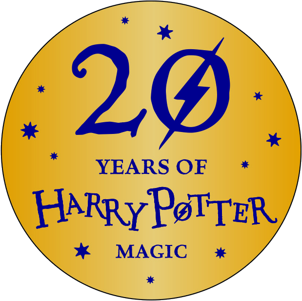 Png - 241 - 7 Ko - Harry Potter 20 Years Anniversary (619x618), Png Download